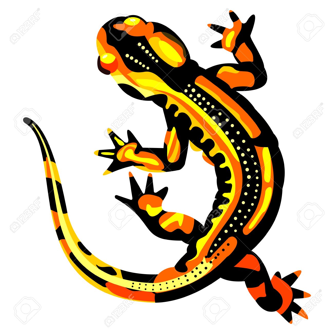 1300x1300 Iguana Clipart Yellow Spotted