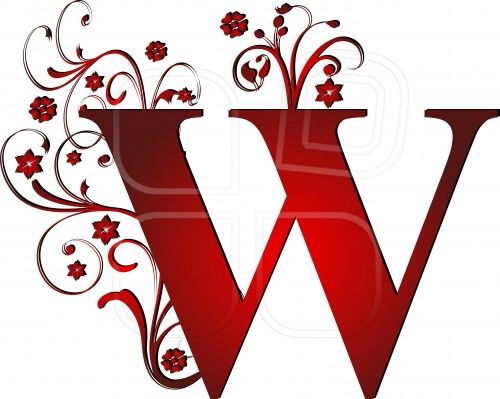 500x399 Capital Letter W Red, Abstract, Alphabet, Alphabetic Stuff About
