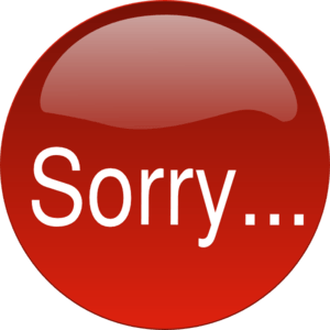 300x300 Sorry Cliparts