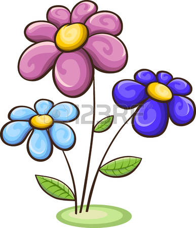 387x450 Cartoon Images Flowers Find Here More
