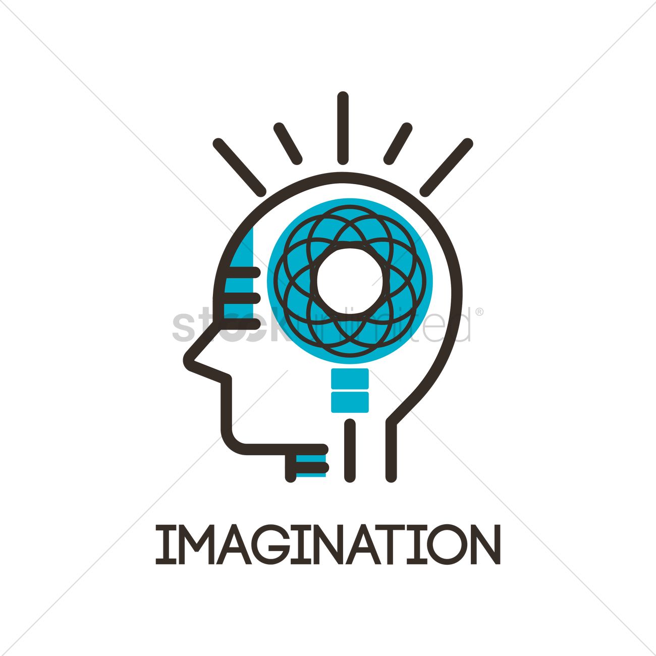 1300x1300 Imagination Icon Vector Image
