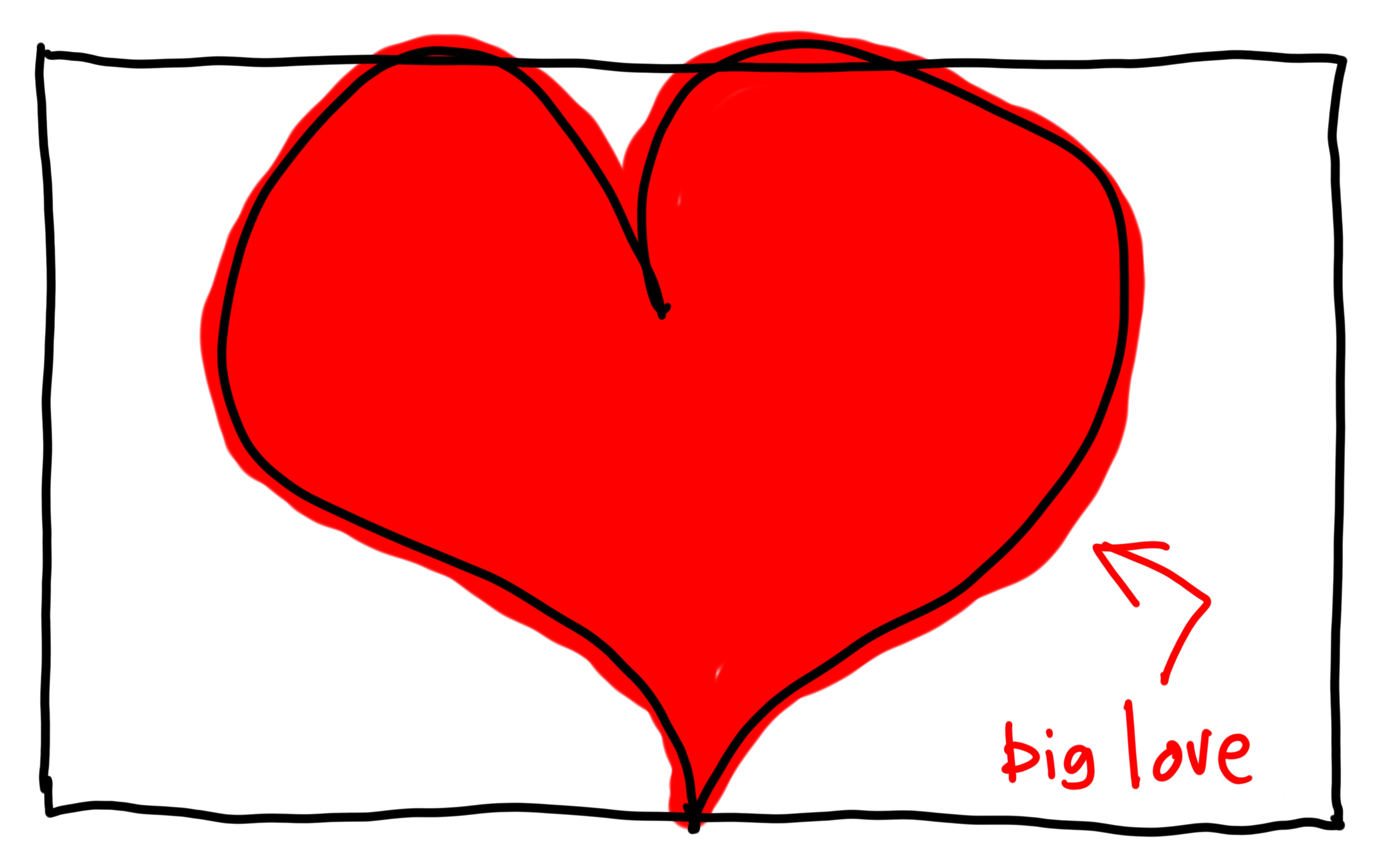 3500x2163 Hearts Clipart Big Love 3602408