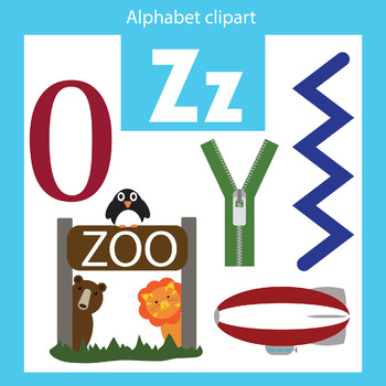 350x350 Alphabet Clip Art Letter Z Beginning Sounds By Thinkingcaterpillars