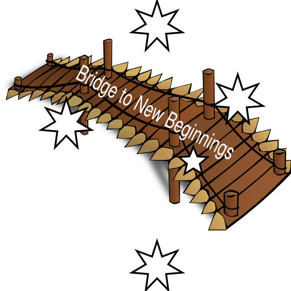 594x595 Bridge To New Beginnings Clip Art