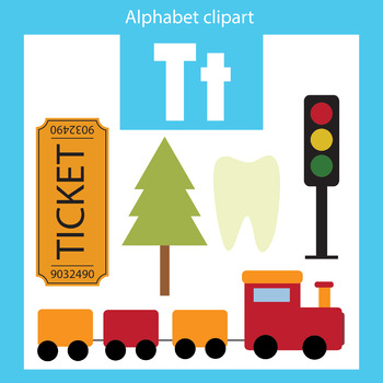 350x350 Alphabet Clip Art Letter T Beginning Sounds By Thinkingcaterpillars