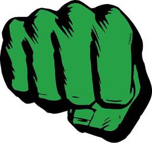 300x282 Marvel Comics The Incredible Hulk Fist Chunky Magnet Ebay