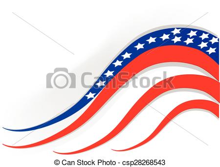450x342 Flag Usa Independence Day Background. Vector Illustration Eps