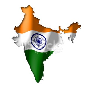 300x300 India Map And Flag Clip Art Stock Vectors
