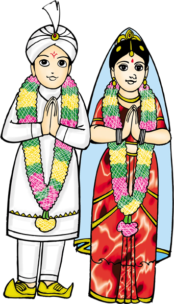 341x595 Indian Wedding Clipart Images