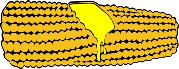 600x232 Drawn Corn Cob Clip Art