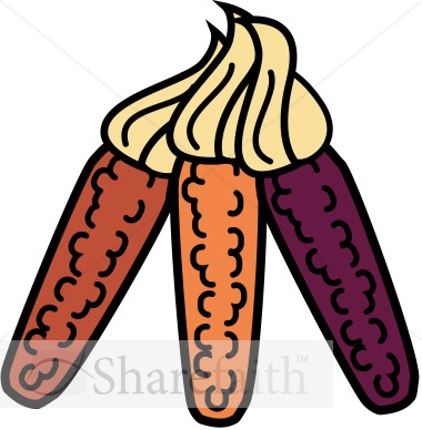 380x388 Indian Corn Clipart Harvest Day Clipart