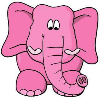 320x320 Elephant Clipart Pink