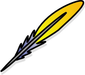 300x265 Feather Clip Art