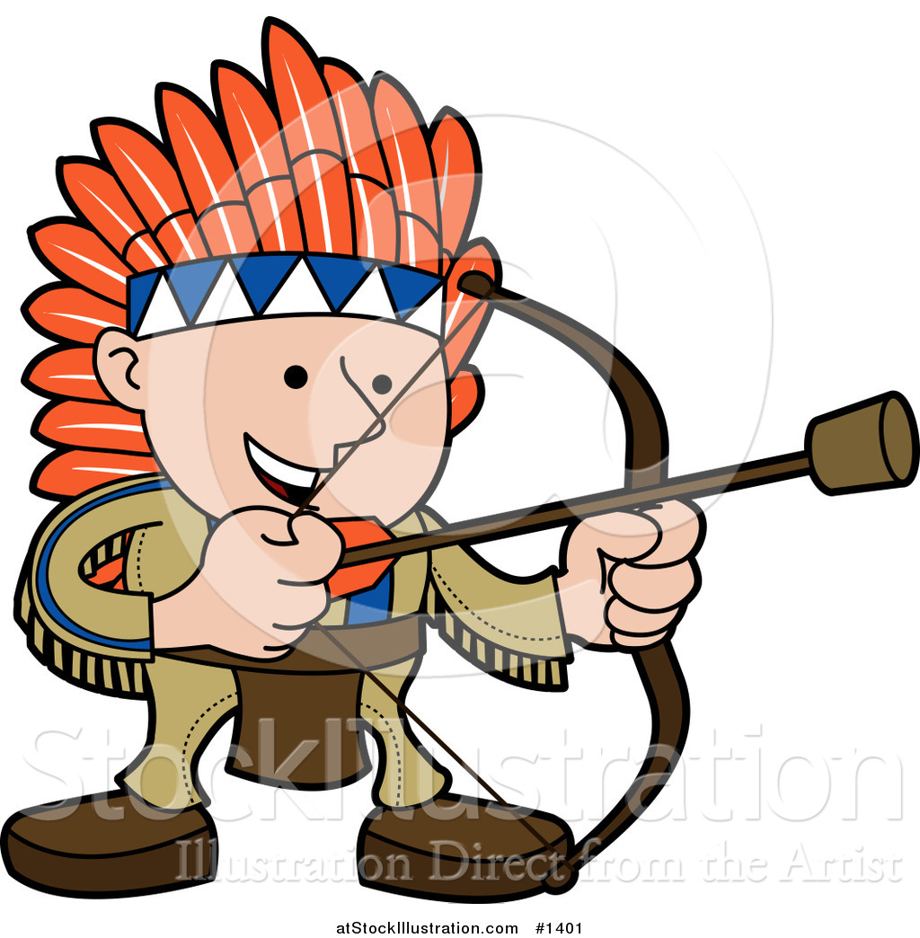 1024x1044 Vector Illustration Of A Smiling Boy In A Native American Indian