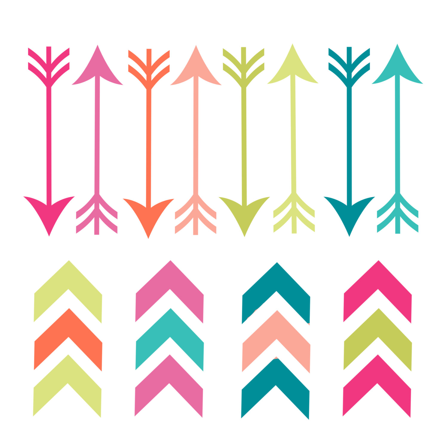 1500x1500 Feather Arrow Clipart