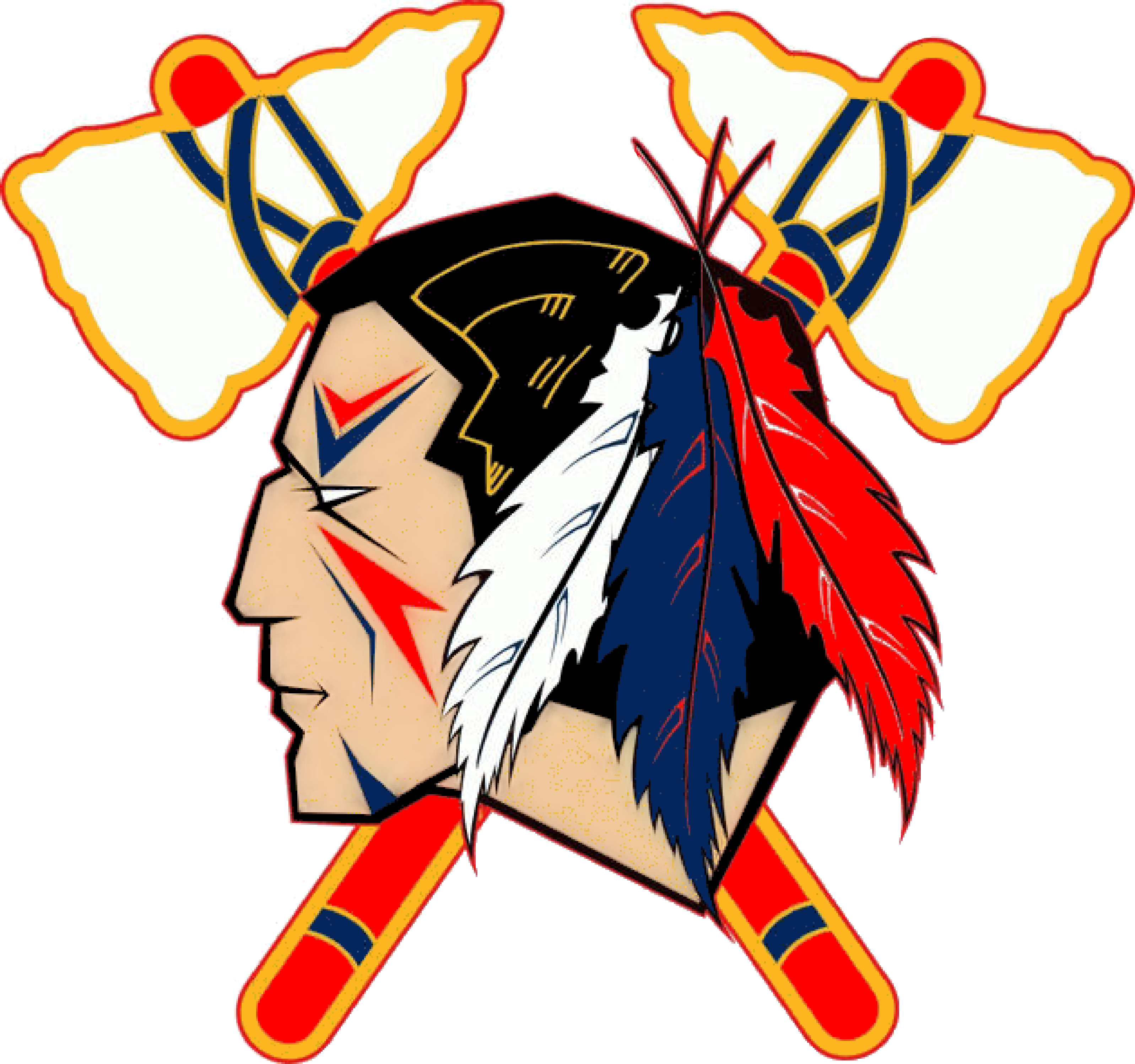 3195x2997 Indian Head Logo Clip Art Indians Tomahawk Image