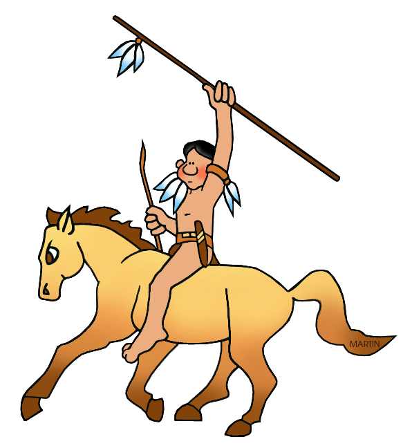 596x648 Native Americans Clip Art By Phillip Martin, Indian Wars