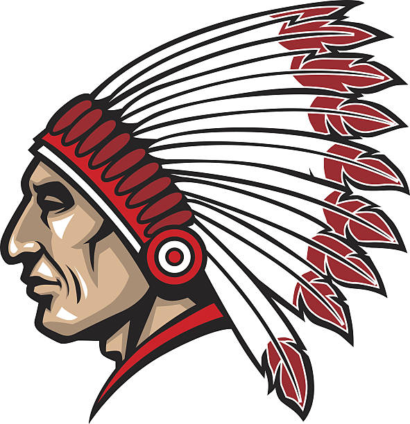 591x612 Cherokee Indian Clipart