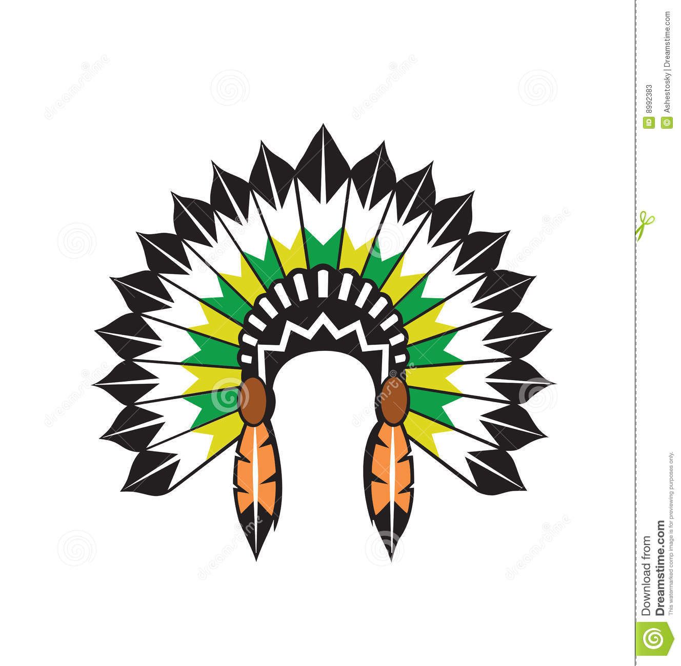 1328x1300 Indian Feather Headdress Clipart
