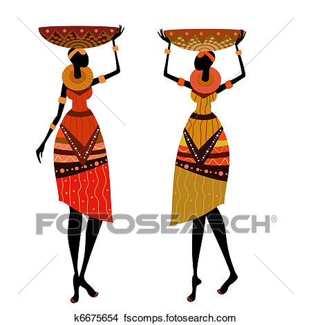 450x470 Native African Clipart