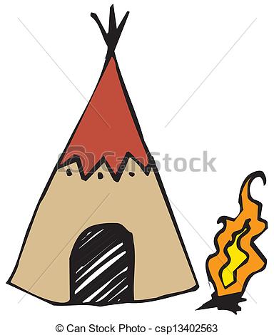 384x470 American Indian Wigwam Clip Art Vector