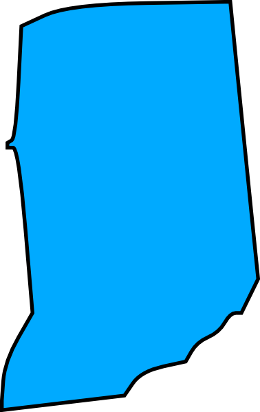 378x599 Indiana Color Clip Art
