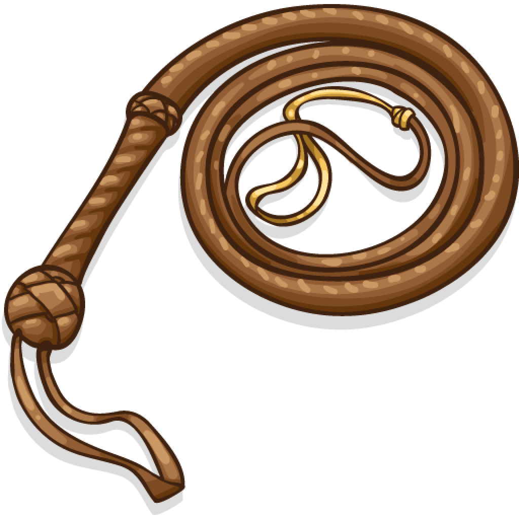 1024x1024 Bullwhip Whipcracking Clip Art