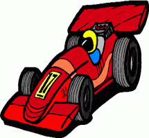 215x200 Clipart Racecar
