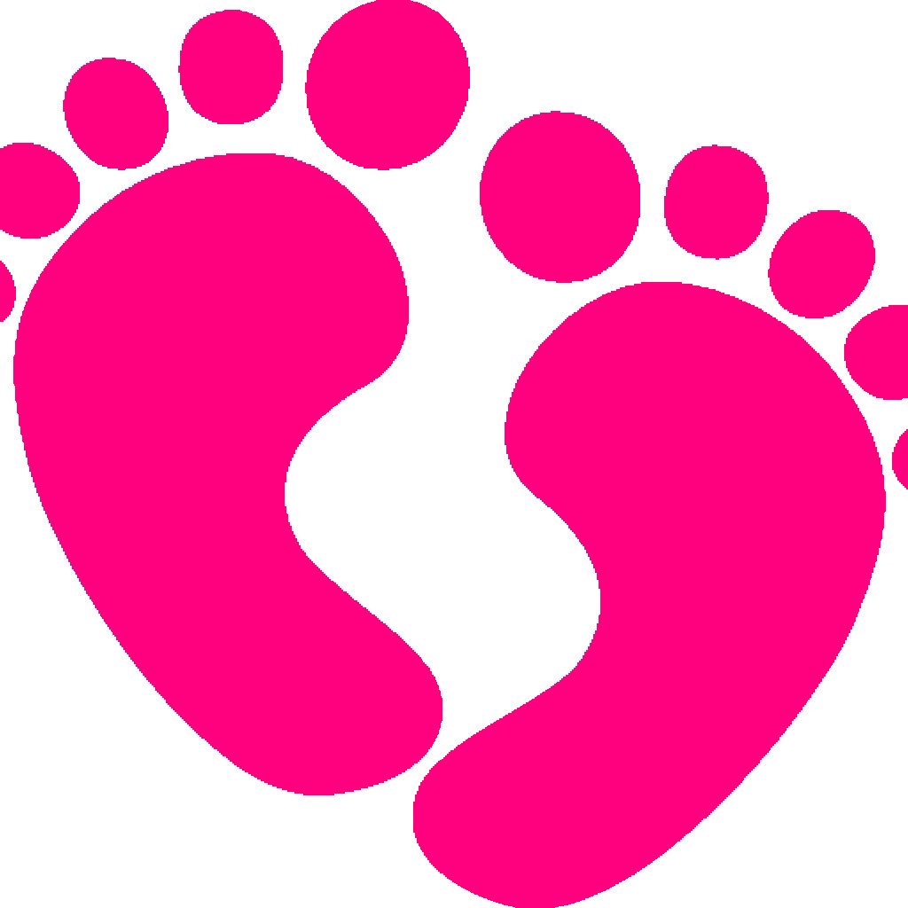 1024x1024 Butterfly Footprint Infant Clip Art Footprints Png Download 1500