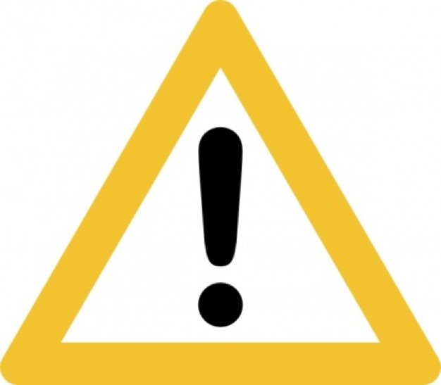 626x547 Caution Symbol Clipart