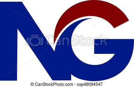 450x294 Ng N G Business Letter Logo Design. Initial Letter N And G Eps