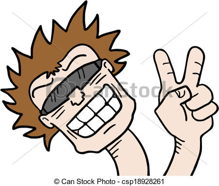 450x382 Creative Design Of Happy Crazy Clip Art Vector