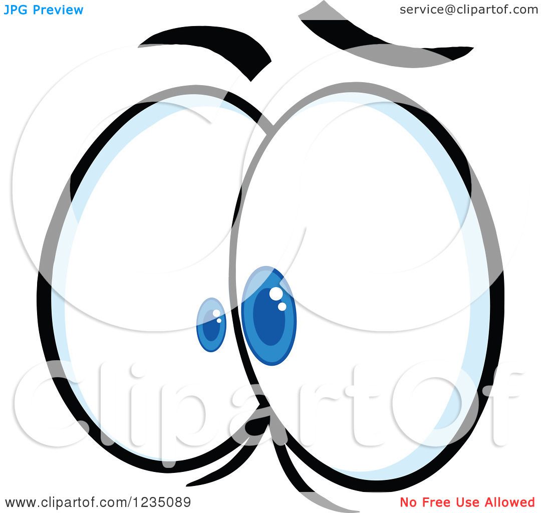1080x1024 Clipart Of A Pair Of Insane Blue Eyes