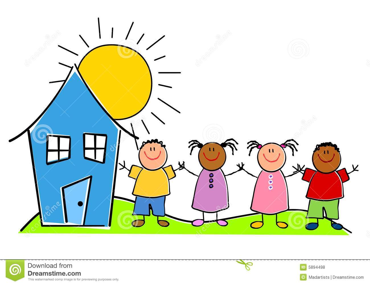 1300x1000 House Drawing For Kids Clipart Panda