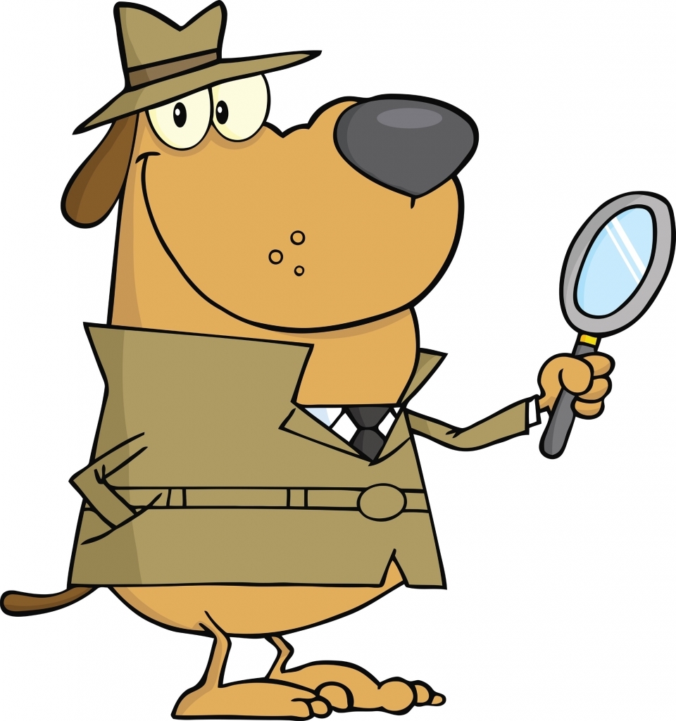 960x1024 Cartoon Detective With Magnifying Glass Free Clipart 39 In Free