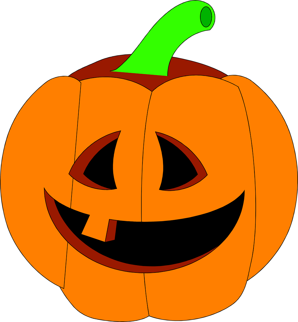958x1035 Transparent Jack O Lantern Clipart