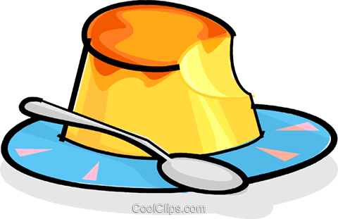 480x311 Dessert On A Plate Royalty Free Vector Clip Art Illustration