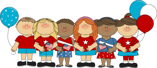 550x238 Child Holding Flag Clipart Collection