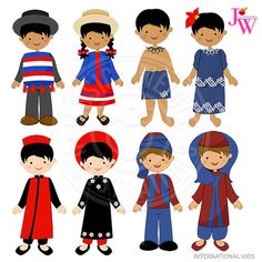 236x236 Children Of The World Clipart Part 1, Children Around The World
