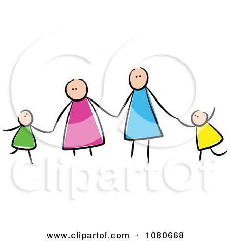 450x470 Royalty Free (Rf) Clipart Illustration Of Happy International Kids
