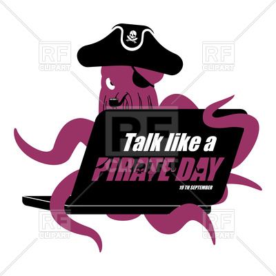 400x400 International Talk Like A Pirate Day. Octopus Web Pirate