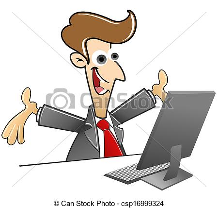 450x428 Good News From The Internet Clip Art