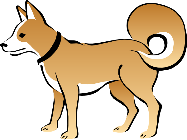 600x450 Eskimo Dog Clipart
