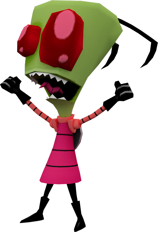 667x975 Invader Zim (Invader Zim) Render By Crasharki