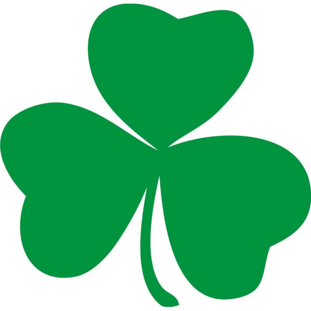 1000x1000 Irish Shamrocks Free Clipart