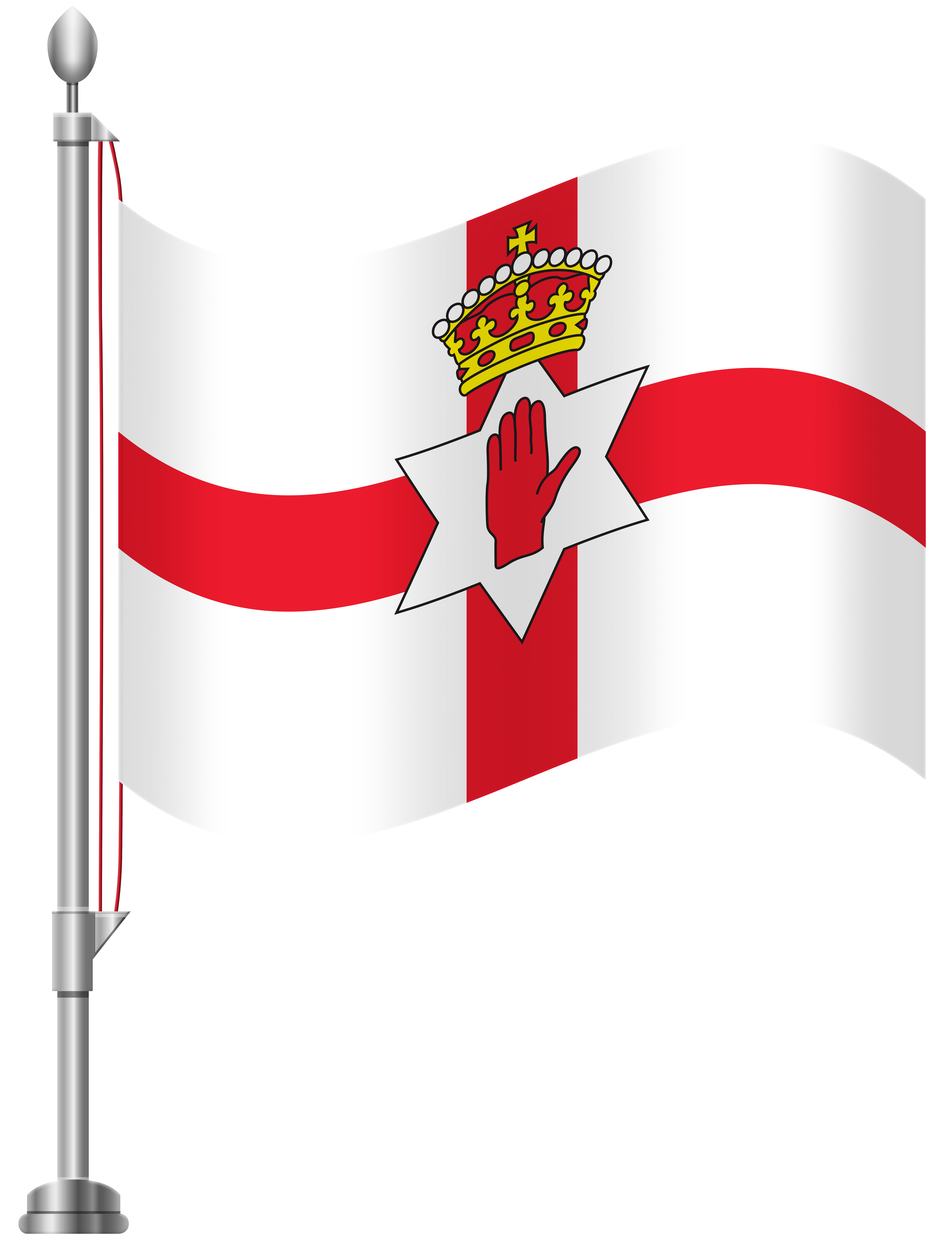 6141x8000 Northern Ireland Flag Png Clip Art