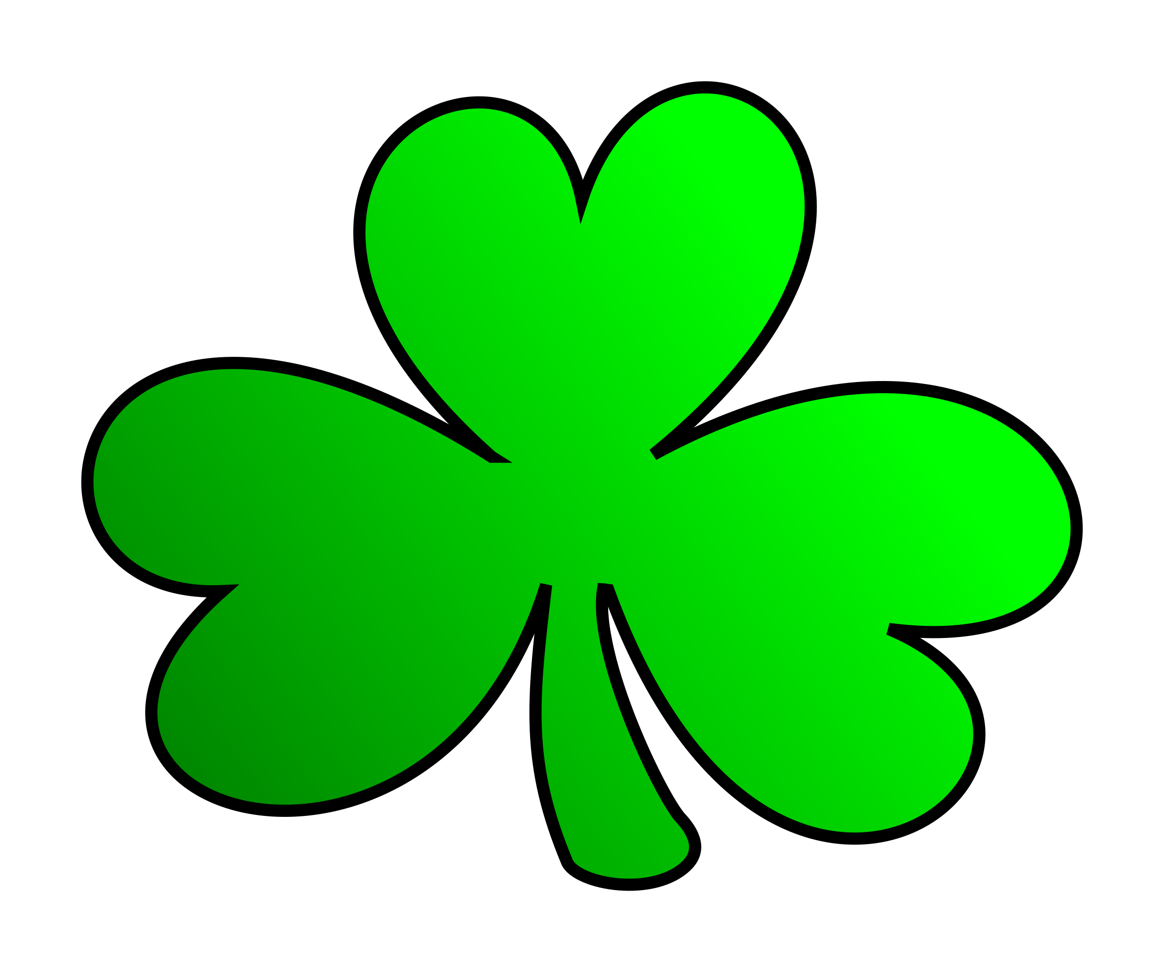 2400x2005 Shamrock Clip Art Image Free
