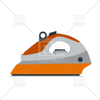 400x400 Iron Steam Illustration Tool Isolated Royalty Free Vector Clip Art