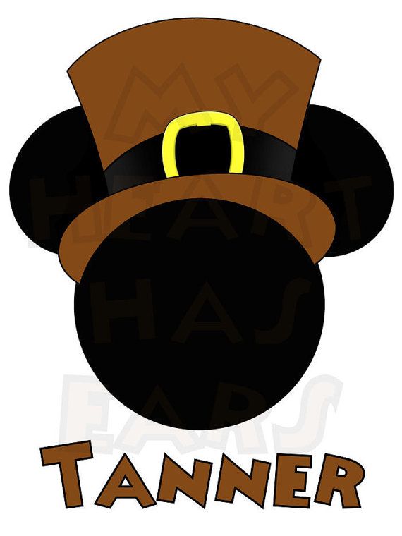 570x760 Thanksgiving Pilgrim Mickey Mouse Printable Diy Iron On Transfer