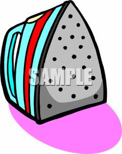 239x300 Clip Art Image A Steam Iron Standing Up